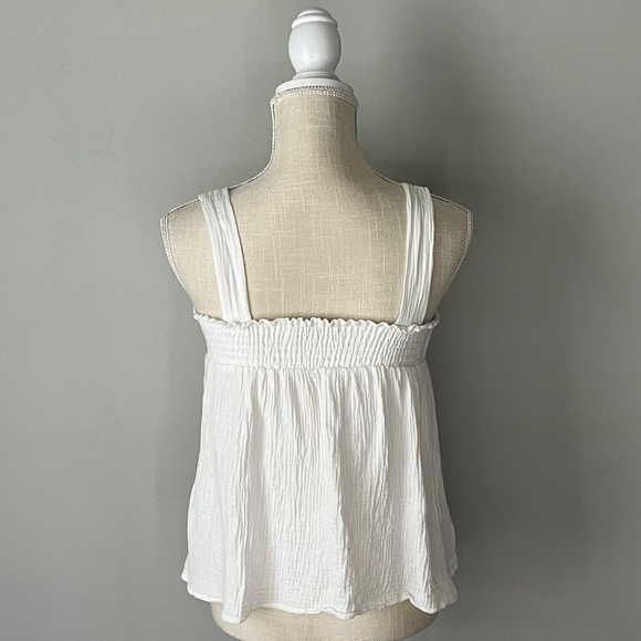 Gilli muslin white tank top - Picture 2 of 3